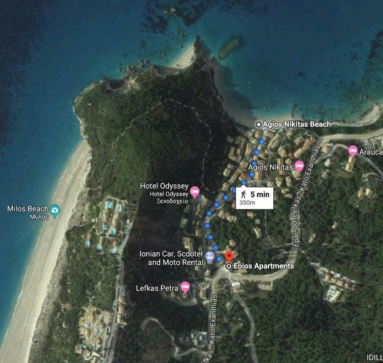 Eolos Apartments With Private Parking Ayios Nikitas Luaran gambar